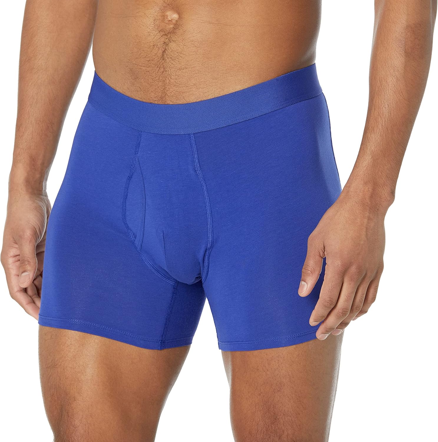 Amazon Essentials Men's Cotton Jersey Boxer Briefs (Available in Big & Tall), Pack of 5 - Image 2