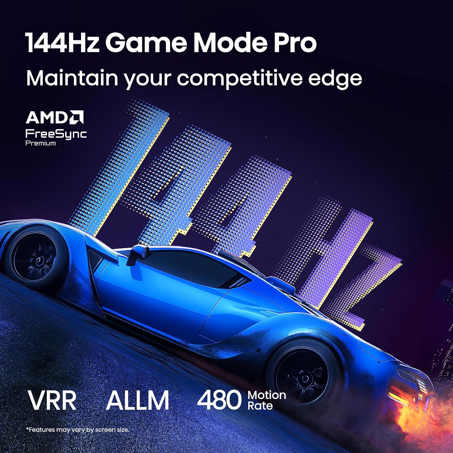 Hisense 75" QD7 Mini-LED 4K Smart Fire TV - QLED, 144Hz, HDR10+, Dolby Vision/Atmos, Game Mode Pro, Alexa Built-in (75QD7QF) - Image 8