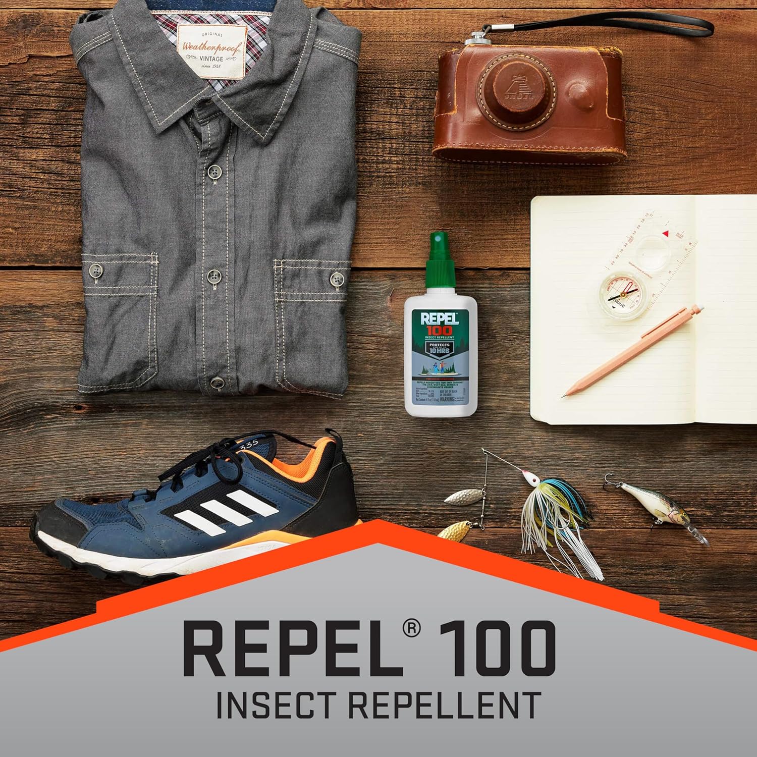 Repel 100 Insect Repellent, 4 Ounces, With DEET, 10-Hour Protection Long-Lasting Insect Repellent Pump Spray Repels Mosquitoes, Ticks, Gnats, Biting Flies, Chiggers And Fleas - Image 4