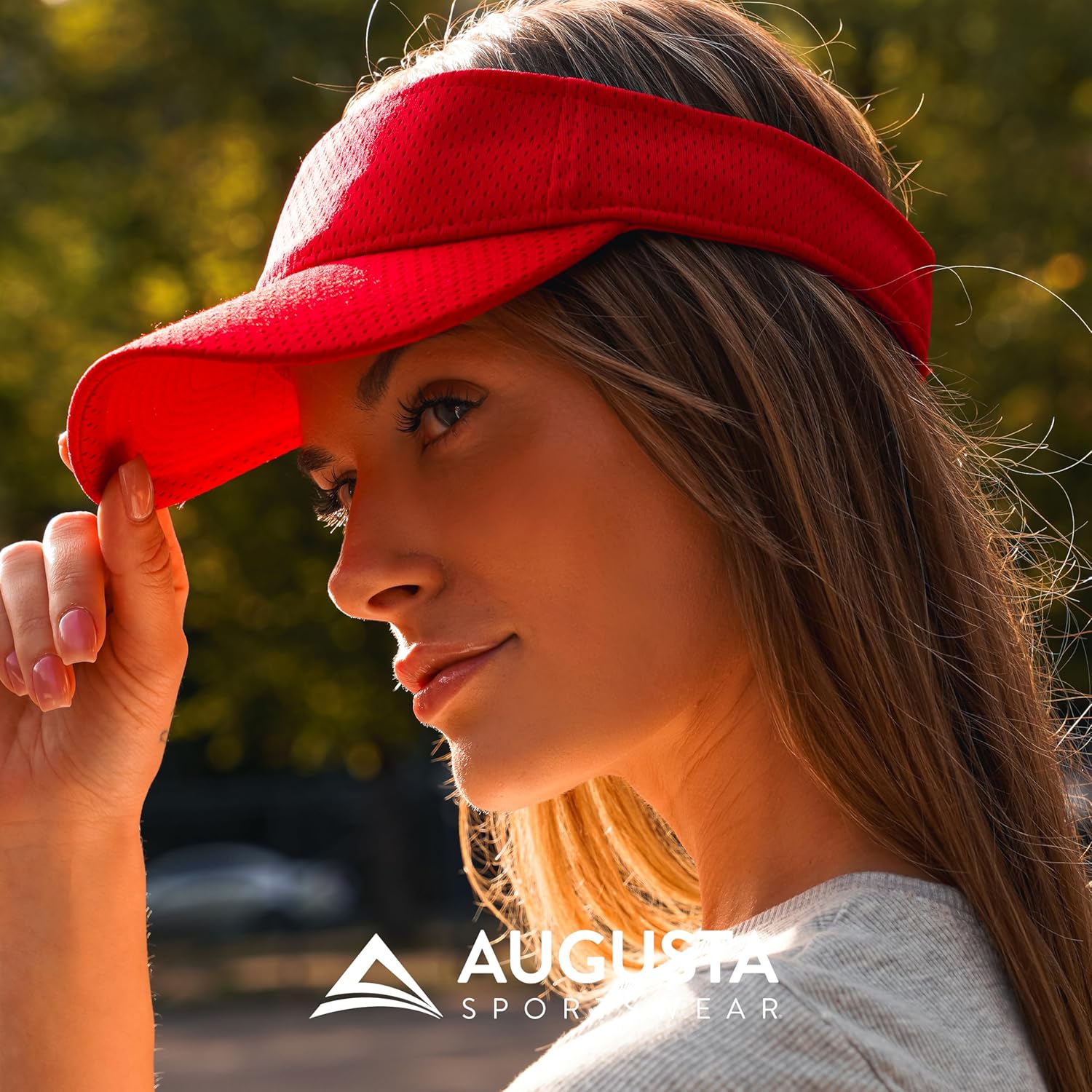 Augusta Sportswear Women's Athletic Mesh Visor - Stylish Sun Hat for Golf, Running, and Outdoor Activities - Image 8