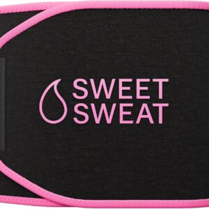 Sports Research Sweet Sweat Waist Trimmer (Core Series) – Premium Sweat Enhancing Fitness Band for Women & Men