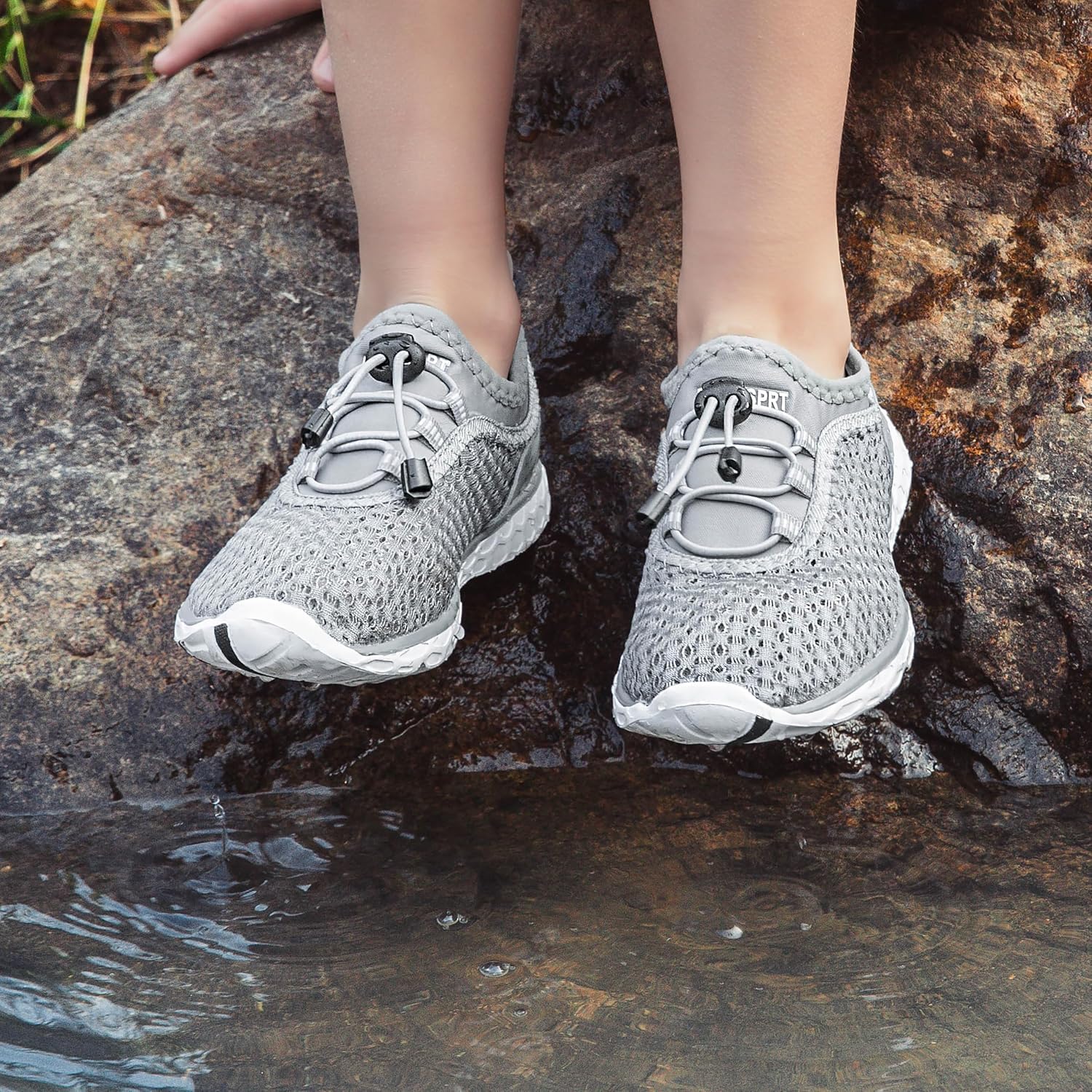 DOUSSPRT Water Shoes for Kids Boys Girls Quick Dry Beach Sports Swim Pool Aqua Shoes for Toddler/Little Kid/Big Kid - Image 3