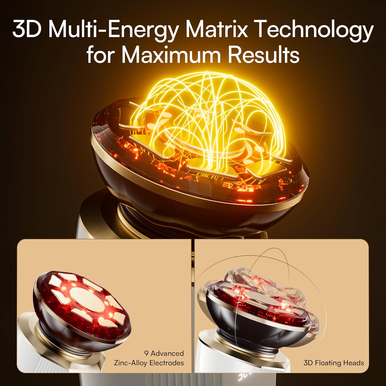 INIA 3-in-1 Red Light Therapy for Face and Neck Beauty Device for Puffiness & Skin Firming Skincare Tool - Image 8
