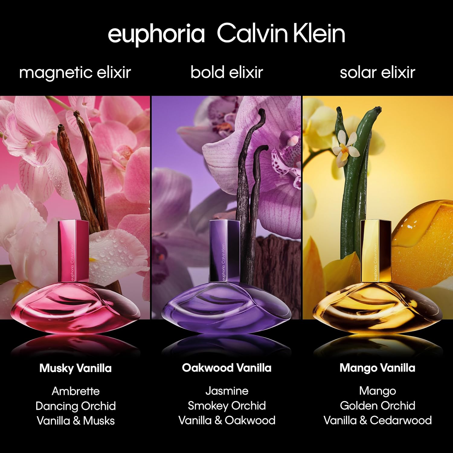 Calvin Klein Euphoria Solar Elixir Parfum Intense – Ambery Perfume for Women – With Mango, Golden Orchid, Vanilla & Cedarwood – Long-Lasting Fragrance - Image 10