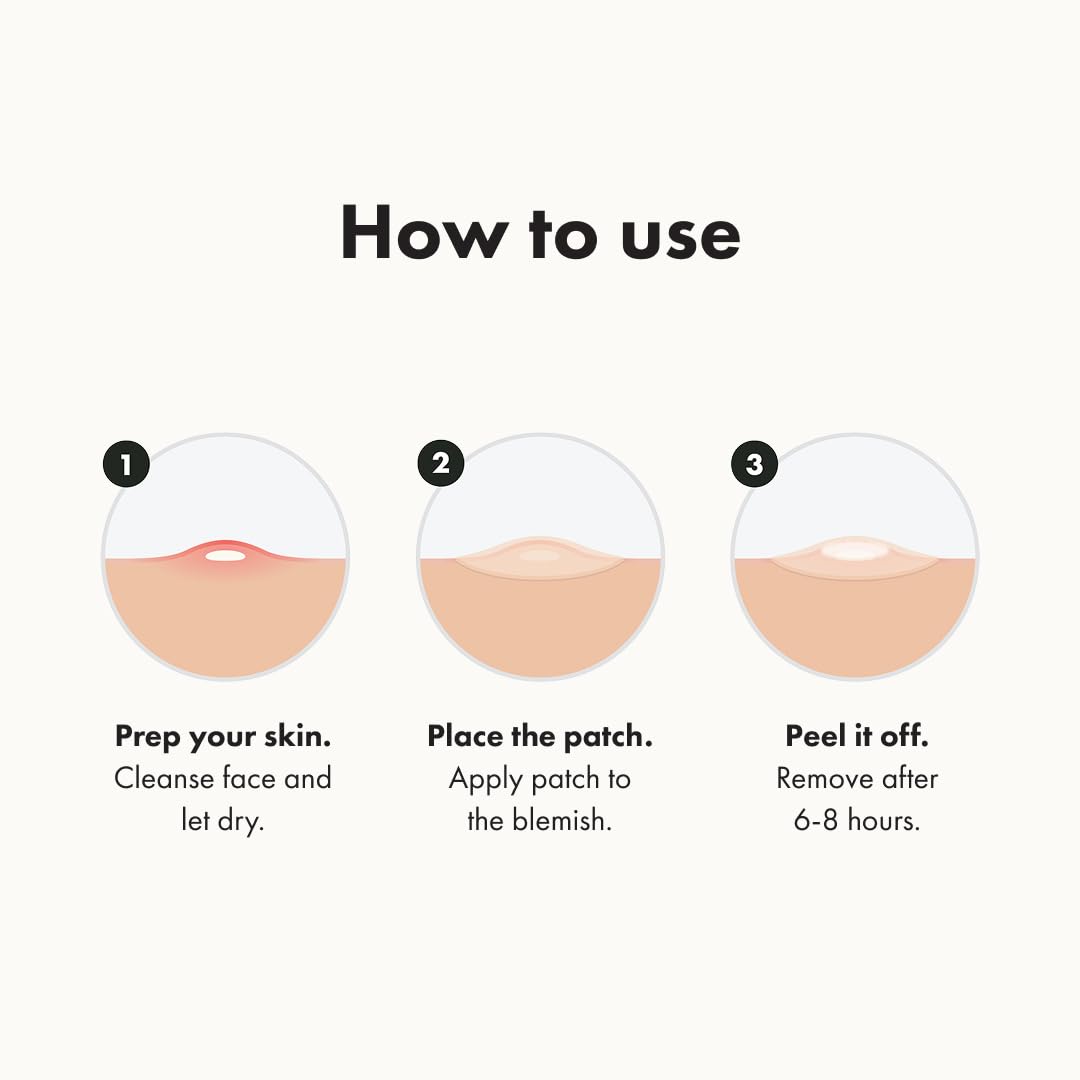 Mighty Patch Original Patch from Hero Cosmetics - #1 Hydrocolloid Acne Pimple Patches for Face, Shrinking Zits & Whiteheads in 1 Use, Nighttime Spot Pimple Stickers for Face, 75 Count - Image 7