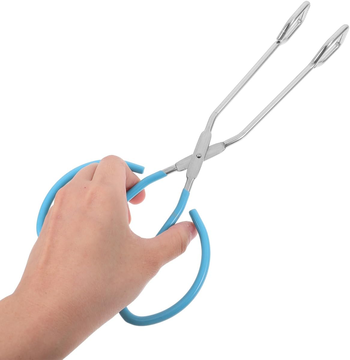 Ipetboom Bathroom Tongs for Wiping Toilet Aid Lightweight Self Wipe Tool with Non-Slip Handle Portable Butt Wiper for Elderly and Disabled 10.82X4.13X1.29 Inches - Image 2