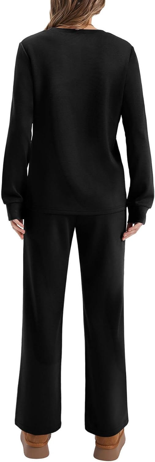WIHOLL Lounge Sets for Women 2 Piece Travel Vacation Outfits Spring 2026 Sweatsuit Tracksuit - Image 5