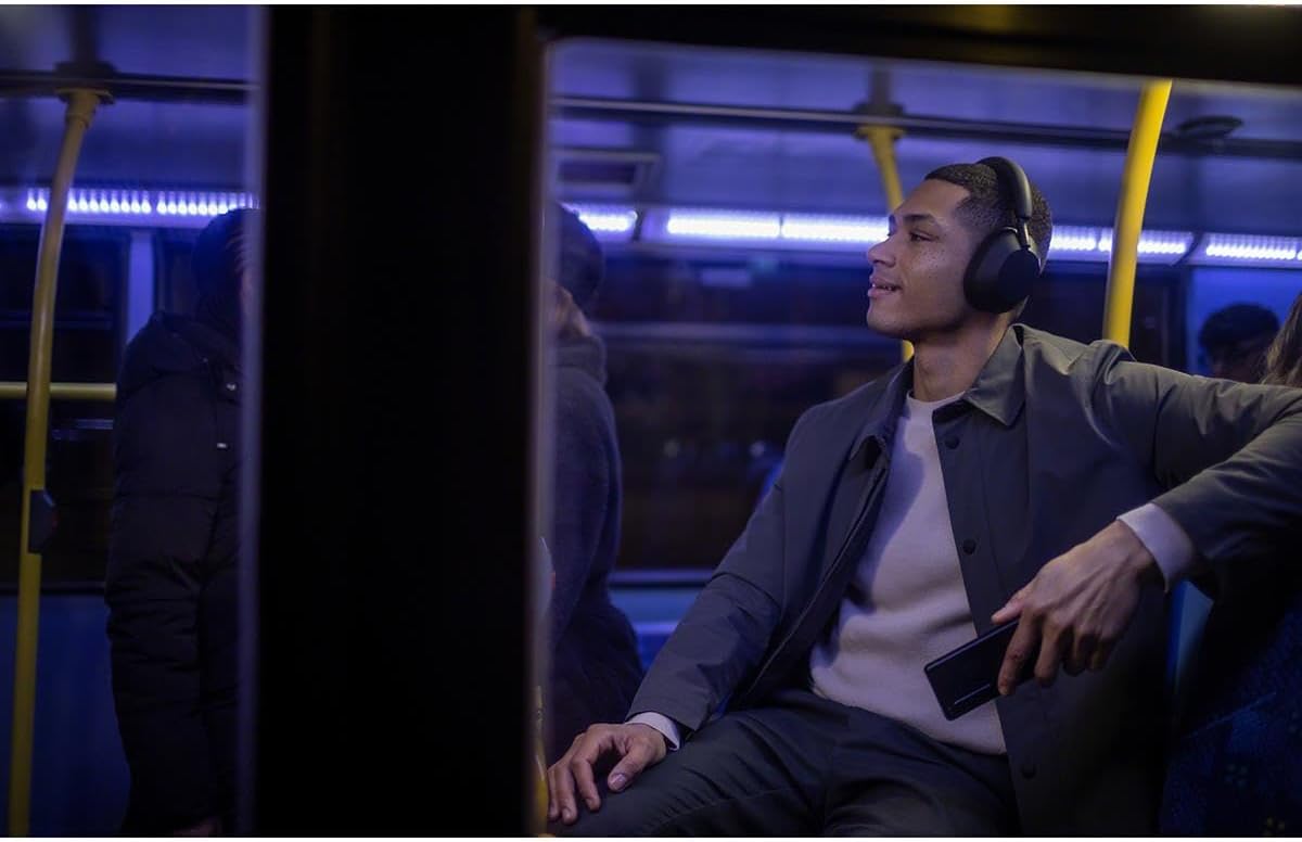 Sony WH-1000XM5 Premium Noise Canceling Headphones, Auto NC Optimizer, 30-Hour Battery, Alexa Voice Control, Black - Image 2