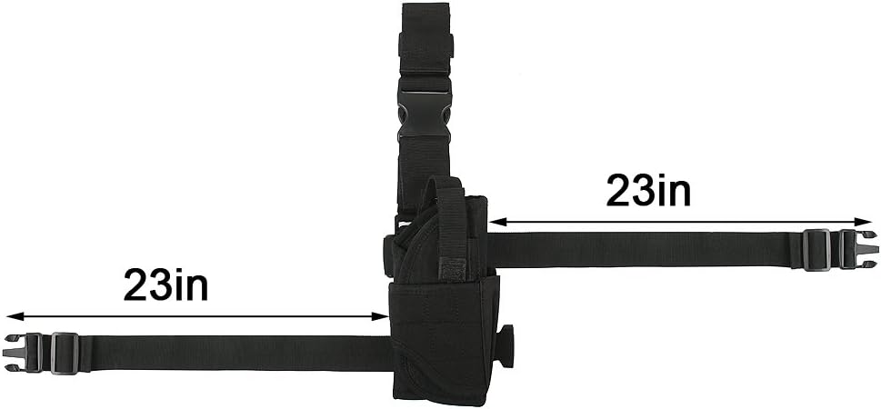 Nehostertfy Drop Leg Holster, Right Handed Tactical Thigh Pistol Gun Holster Leg Harness - Image 7