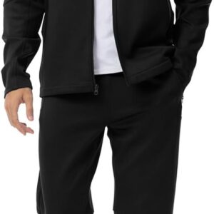 BGOWATU Men’s Tracksuits 2 Piece Running Sports Sweatsuits For Men Full Zip Athletic Jackets and Pants Outfits