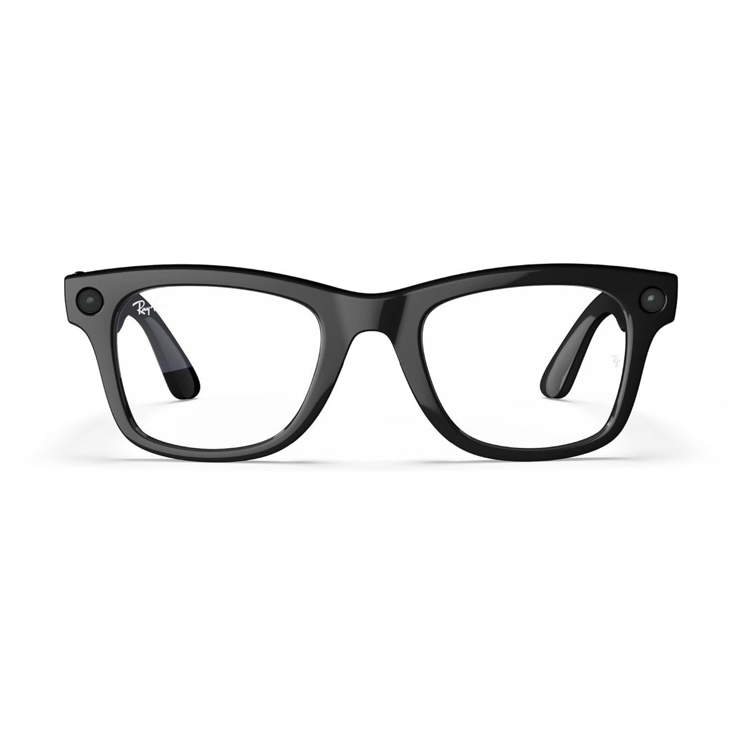 Ray-Ban Meta (Gen 1), Wayfarer, Shiny Black | Smart AI Glasses for Men, Women — 12 MP Ultra-Wide Camera, Open-Ear Speakers for Audio, Video Recording and Bluetooth — Clear Lenses — Wearable Technology - Image 2
