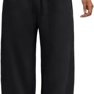 Men’s Baggy Sweatpants Wide Leg Elastic Waist Athletic Joggers Loose Lounge Pants with Pockets