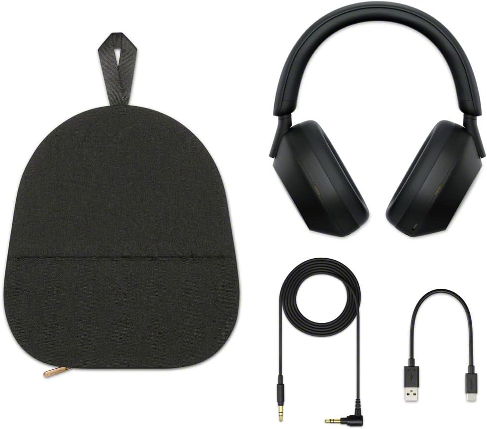 Sony WH-1000XM5 Premium Noise Canceling Headphones, Auto NC Optimizer, 30-Hour Battery, Alexa Voice Control, Black - Image 8