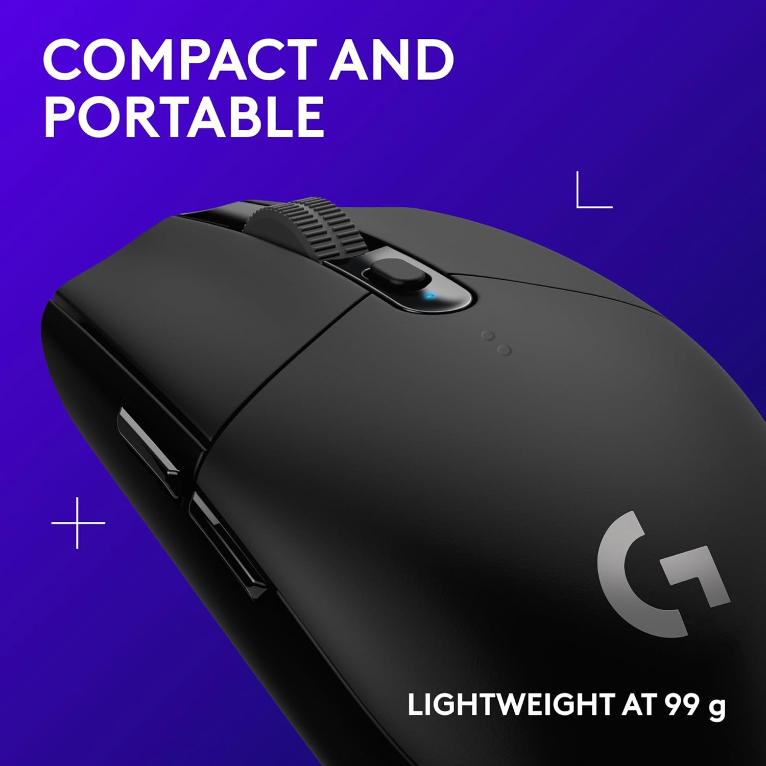 Logitech G305 Lightspeed Wireless Gaming Mouse, Hero Sensor, 12,000 DPI, Lightweight, 6 Programmable Buttons, 250h Battery, On-Board Memory, Compatible with PC, Mac - Black - Image 8