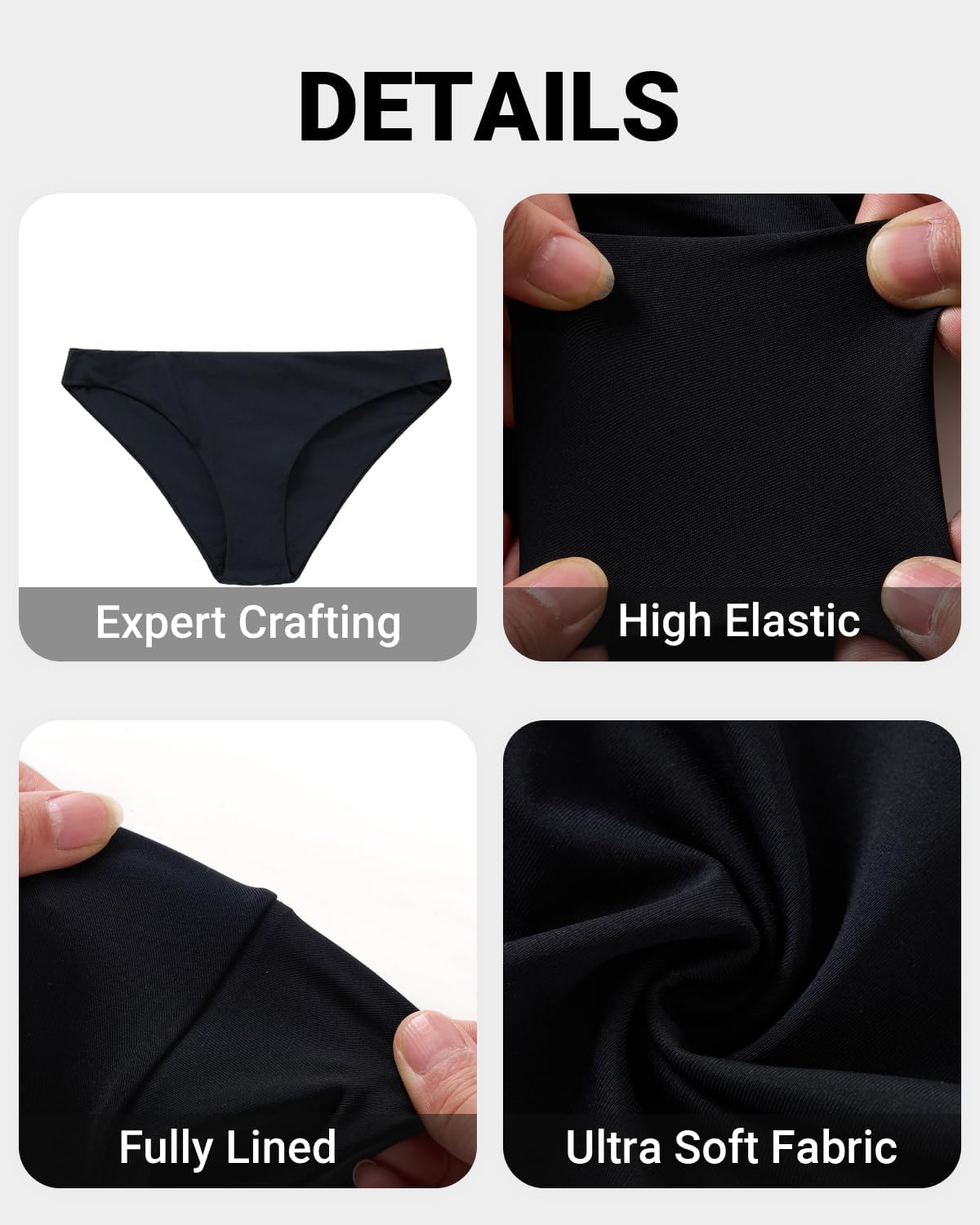 Tempt Me Women Low Rise Bikini Bottoms - Moderate Coverage Bathing Suit Bottoms Low Waisted Swimsuit Bottoms Brief 2025 - Image 5