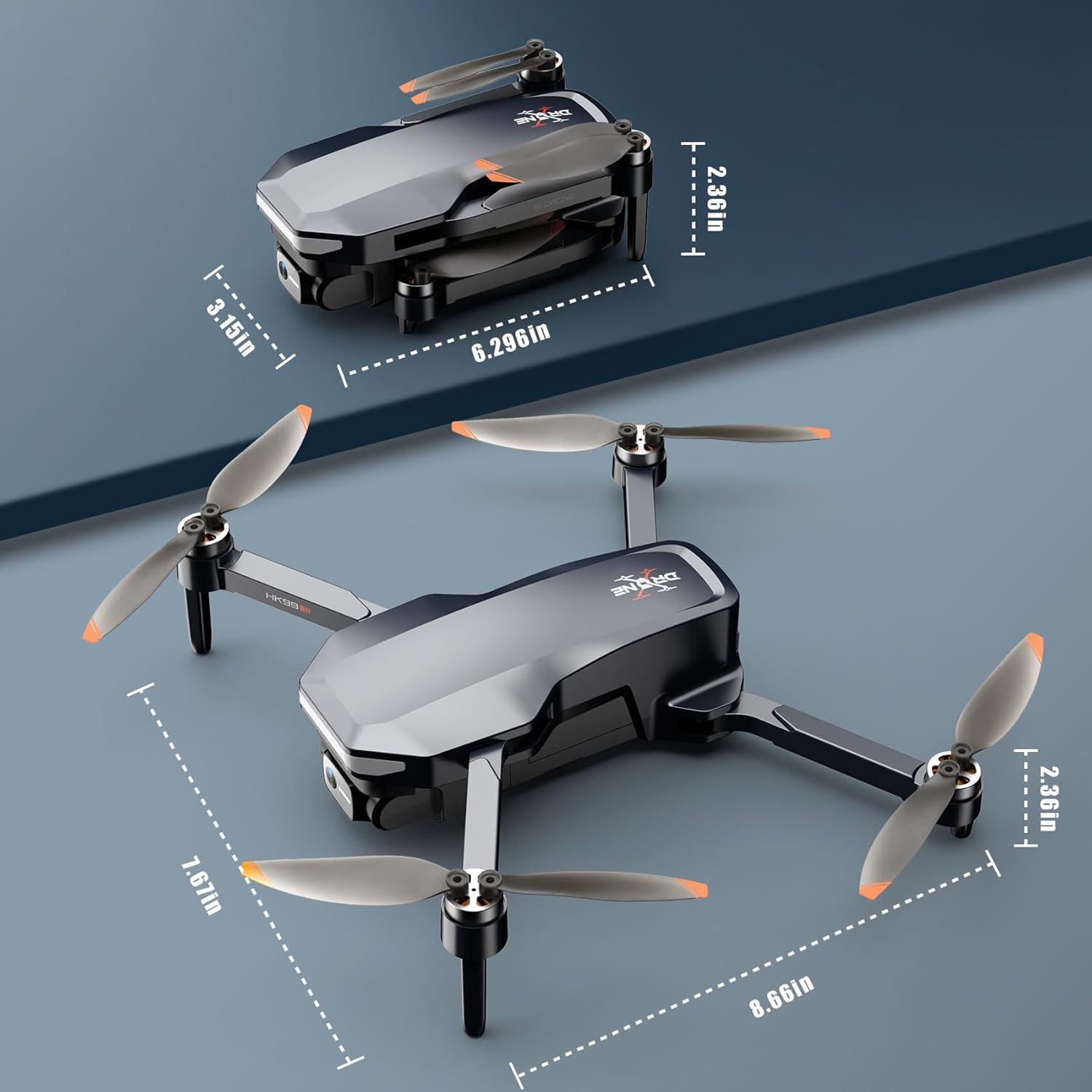GPS Drone with 4K Camera for Adults, Foldable RC Quadcopter with 1312ft Range Video Transmission, 48 Mins Flight Time, Auto Return, Follow Me, Circle Fly, Waypoint Fly, Gesture Control - Image 5