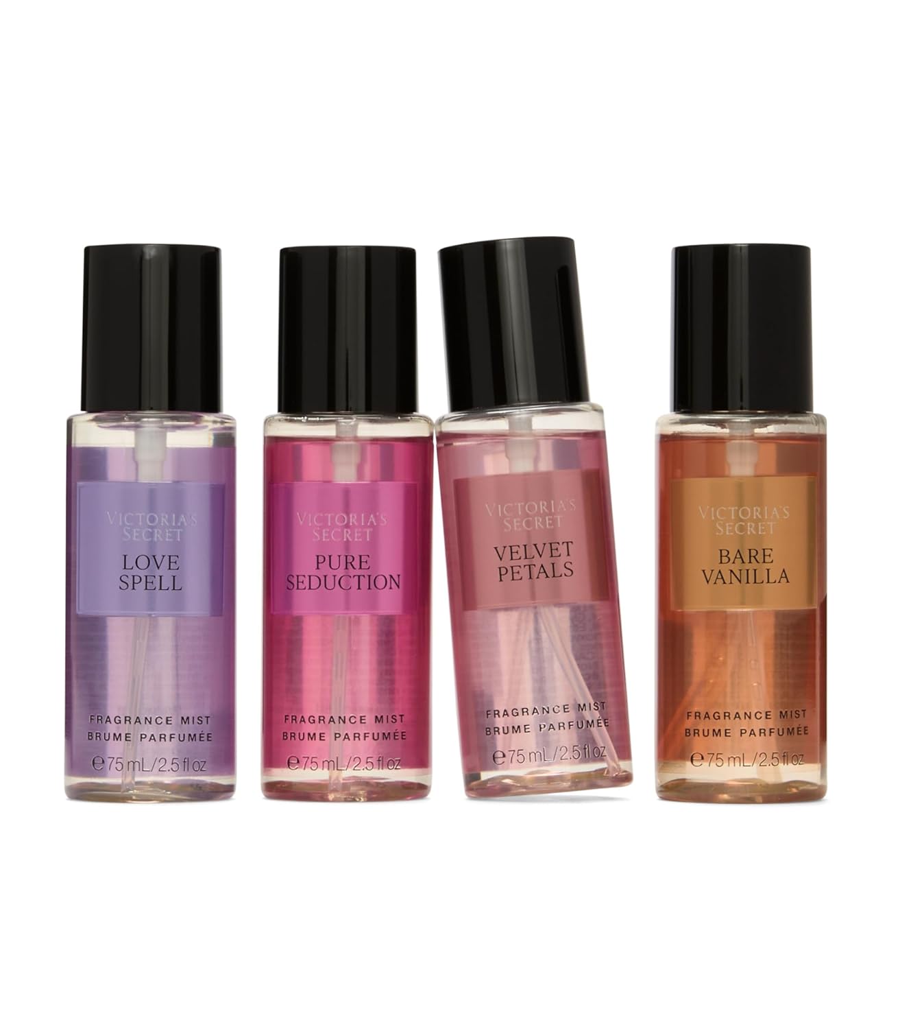Victoria's Secret Fragrance Mist Collection 4 Piece Mini Mist Gift Set, Assorted Scents, Gift Set for Women - Image 3