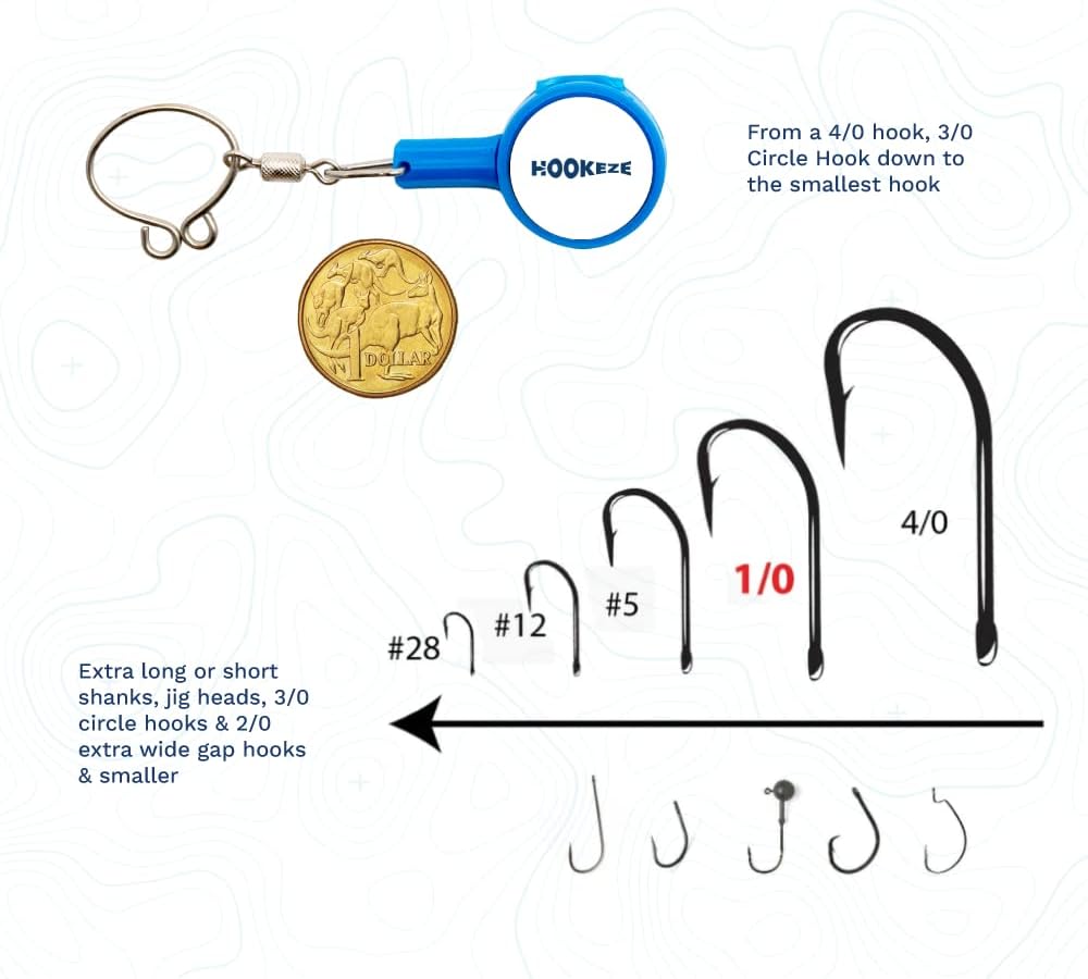 HOOK-EZE Fishing Knot Tying Tool | Protect from Fish Hooks | Tie Fishing Knots Easily | Cool Gadgets for Fishermen | Ice Fly Fishing | Fishing Accessories for Beginner Anglers | Nail Knot Tool - Image 5