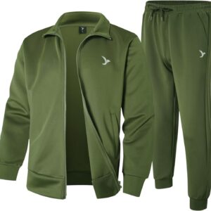 Men’s Tracksuits Sweatsuits For Men 2 Piece Sets Outfits Long Sleeve Casual Full Zip Athletic Jogging Sportswear