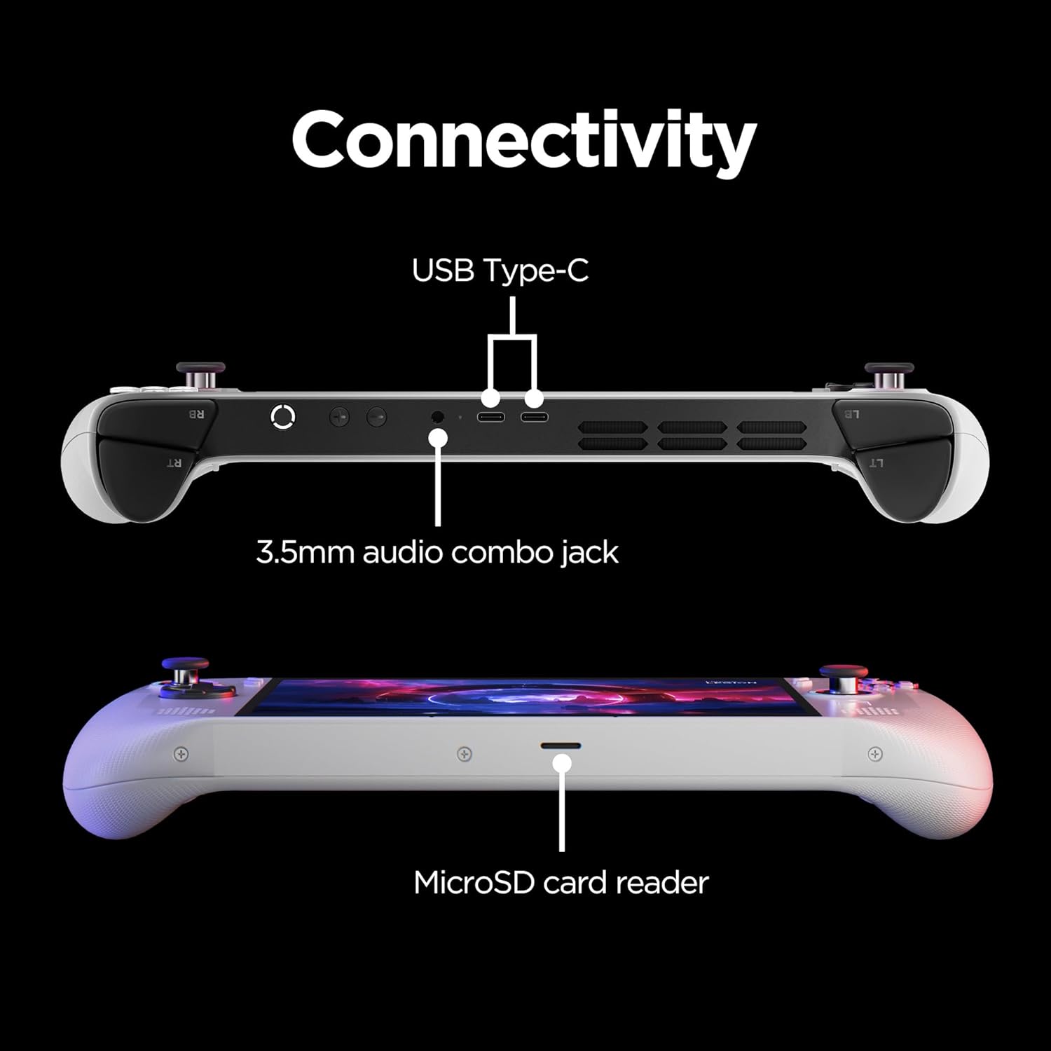 Lenovo Legion Go S - 2025 - Mobile Gaming Console - AMD Radeon graphics - 8" PureSight IPS Display - 120Hz - AMD Ryzen™ Z2 Go - 16GB Memory - 512GB Storage - Glacier White - Free PC Game Pass - Image 8