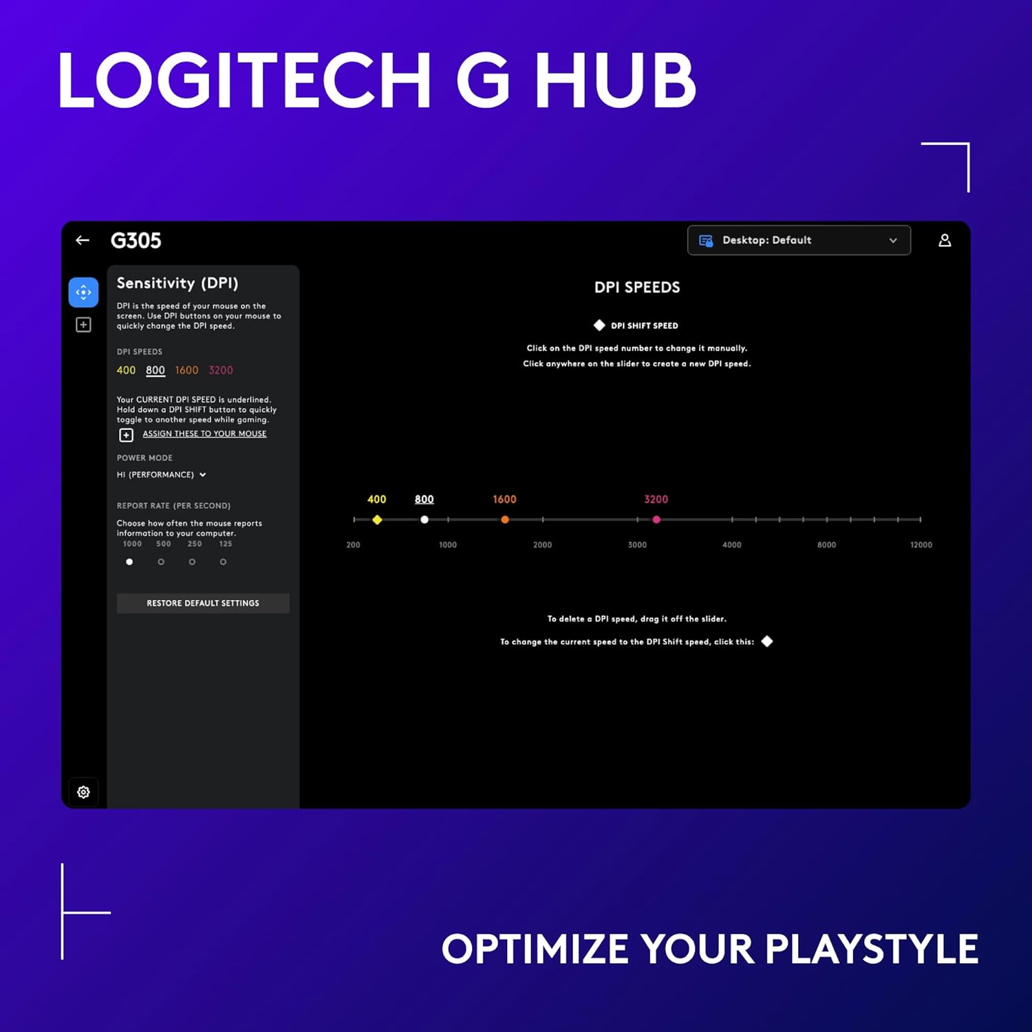 Logitech G305 Lightspeed Wireless Gaming Mouse, Hero Sensor, 12,000 DPI, Lightweight, 6 Programmable Buttons, 250h Battery, On-Board Memory, Compatible with PC, Mac - Black - Image 6