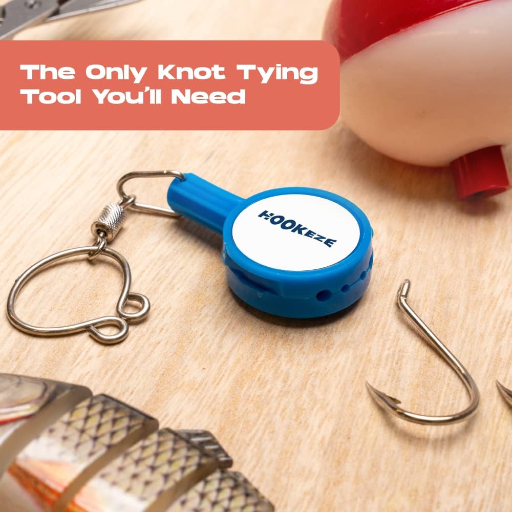 HOOK-EZE Fishing Knot Tying Tool | Protect from Fish Hooks | Tie Fishing Knots Easily | Cool Gadgets for Fishermen | Ice Fly Fishing | Fishing Accessories for Beginner Anglers | Nail Knot Tool - Image 7