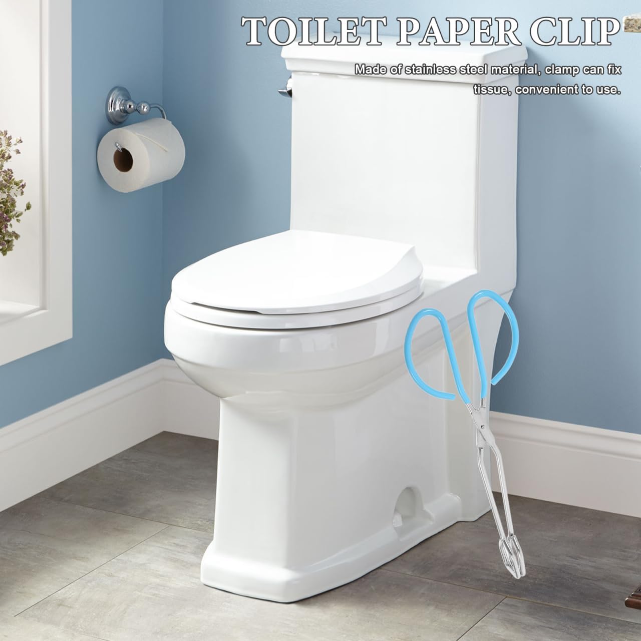 Ipetboom Bathroom Tongs for Wiping Toilet Aid Lightweight Self Wipe Tool with Non-Slip Handle Portable Butt Wiper for Elderly and Disabled 10.82X4.13X1.29 Inches - Image 7