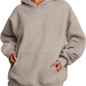 Trendy Queen Womens Oversized Hoodies Fleece Sweatshirts Fall Fashion Pullover Sweaters Winter Clothes