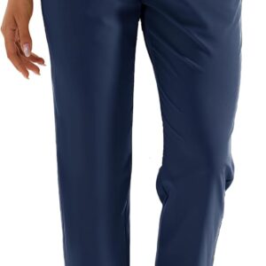 MAGCOMSEN Women’s Hiking Pants Lightweight Quick Dry UPF 50 Water Resistant Elastic Waist Golf Travel Pants Zip Pockets