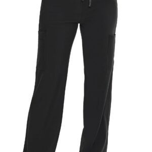 COZYFIT Straight Leg Scrub Pants for Women, Drawstring Soft Stretch, Anti-Wrinkle Women’s Scrub Pants with 6 Pockets