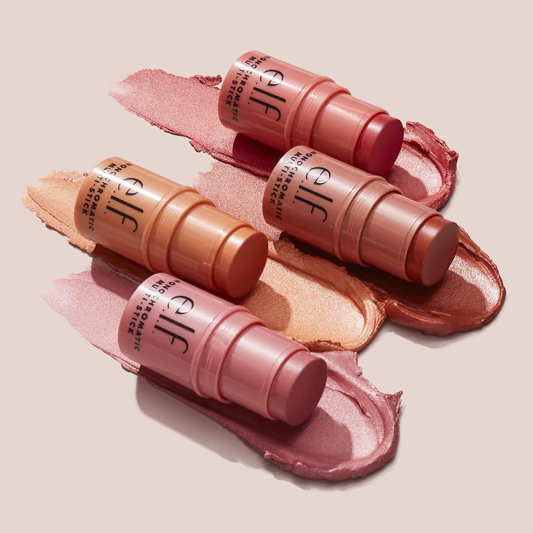 e.l.f., Monochromatic Multi Stick, Creamy, Lightweight, Versatile, Luxurious, Adds Shimmer, Easy To Use On The Go, Blends Effortlessly, Sparkling Rose, 0.17 Oz - Image 5