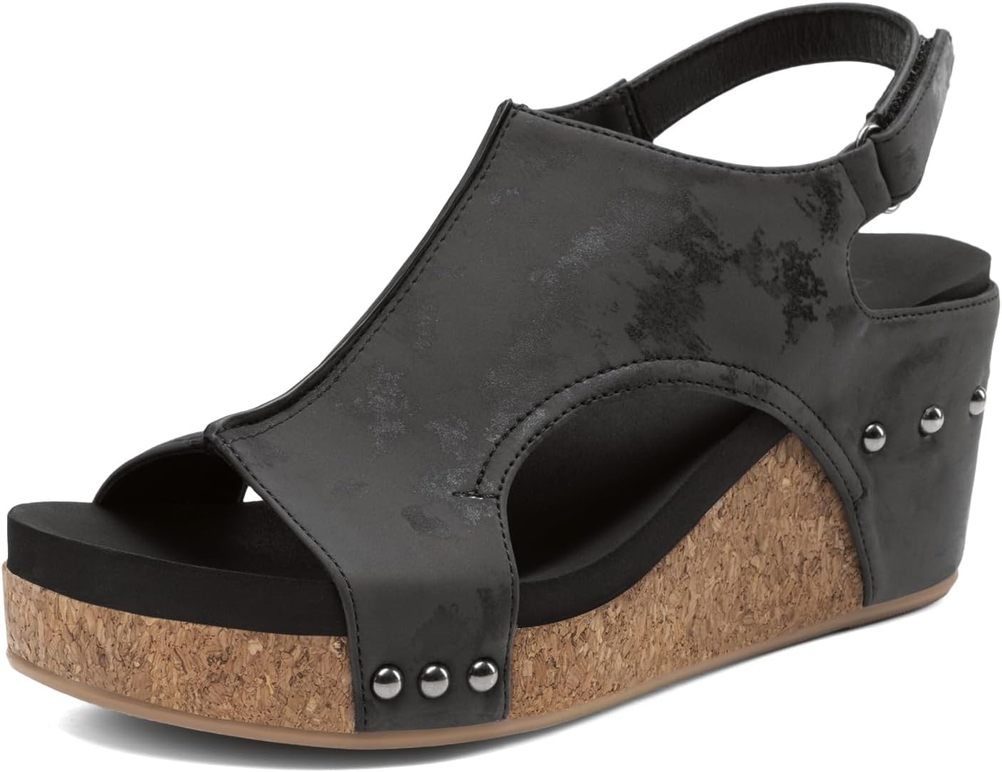 DREAM PAIRS Women's Platform Wedge Sandals, Comfortable Peep-Toe Cork Casual & Dressy Summer Lightweight Shoes For All Day Wear