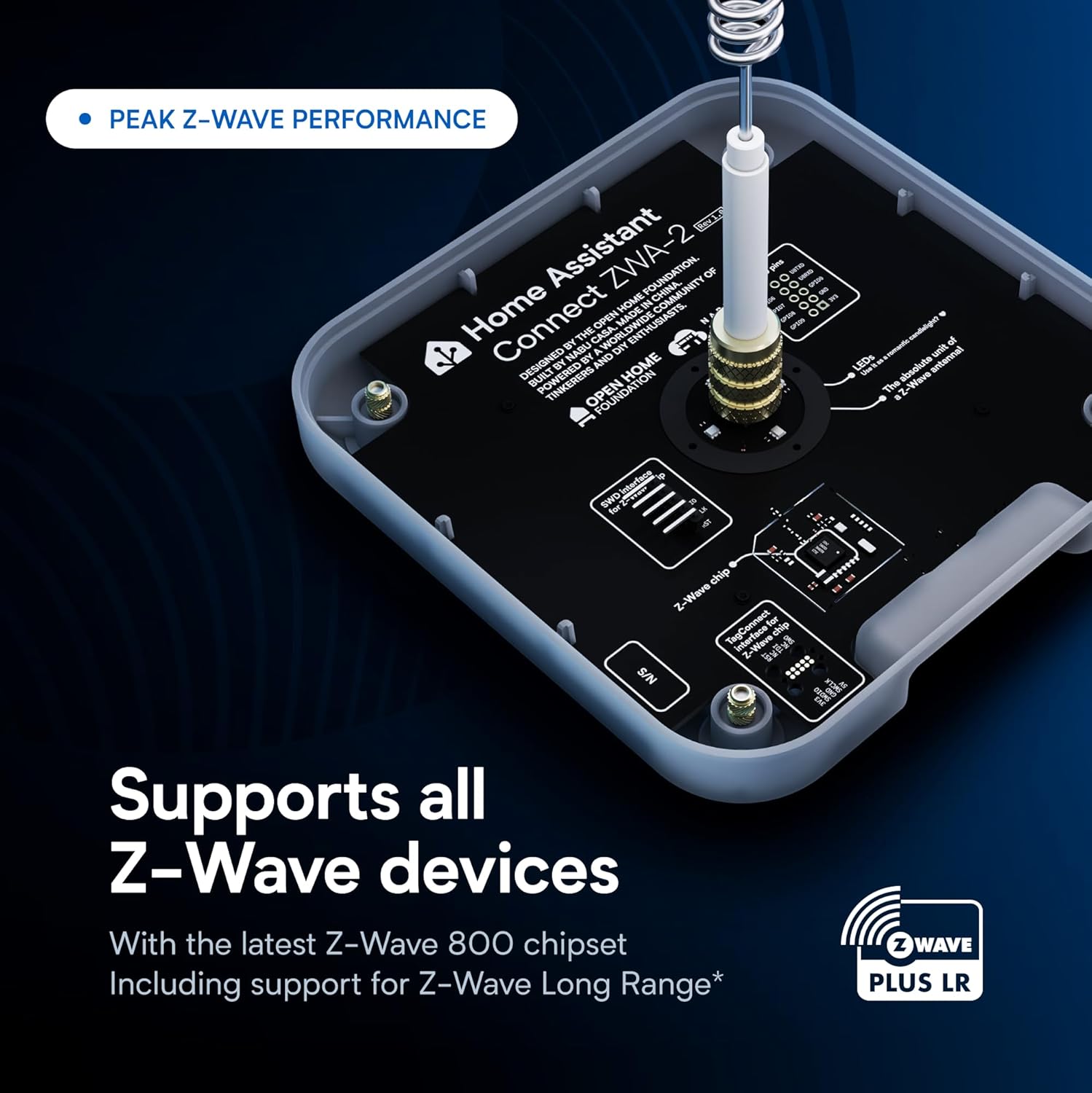 Home Assistant Connect ZWA-2 | Connect Z-Wave devices to Home Assistant | Official Home Assistant Hardware - Image 5