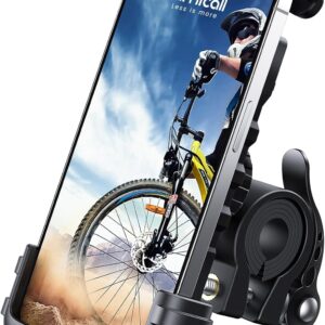 Lamicall Bike Phone Holder, Motorcycle Mount – Motorcycle Phone Holder, Handlebar Cell Phone Clamp, E-Bike Scooter Phone Clip for 4.7-6.8″ Smartphones, iPhone 17 Air Pro Max, 16 15 Plus Mothers Day