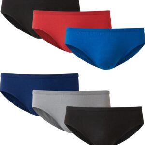 Hanes Men’s Bikini Underwear Pack, 6-Pack, Sexy Men’s Underwear, Ultra-Soft Stretch Cotton Bikini Briefs, Wicking