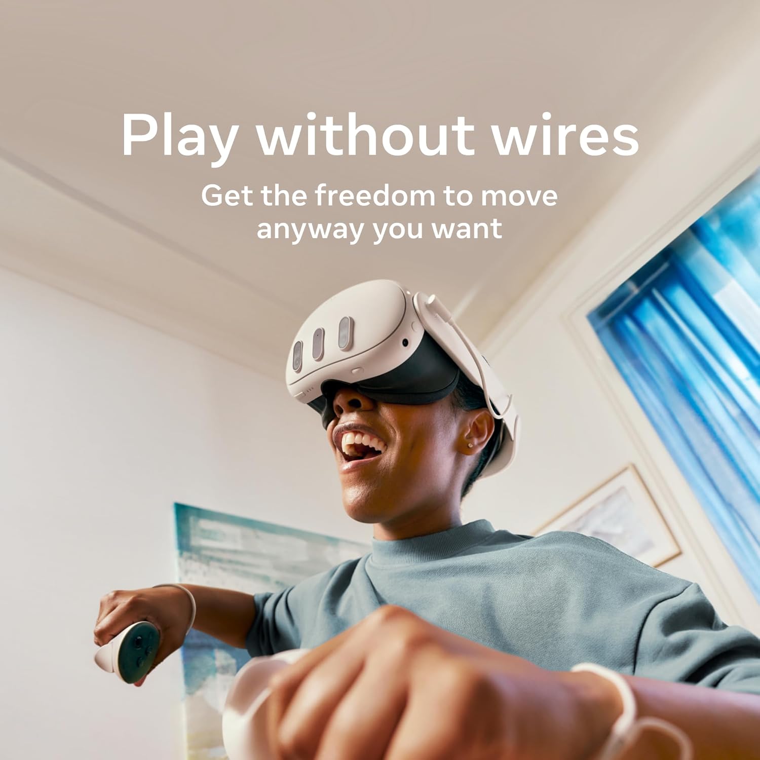 Meta Quest 3 512GB | VR Headset — Thirty Percent Sharper Resolution — 2X Graphical Processing Power — Virtual Reality Without Wires — Access to 40+ Games with a 3-Month Trial of Meta Horizon+ Included - Image 3