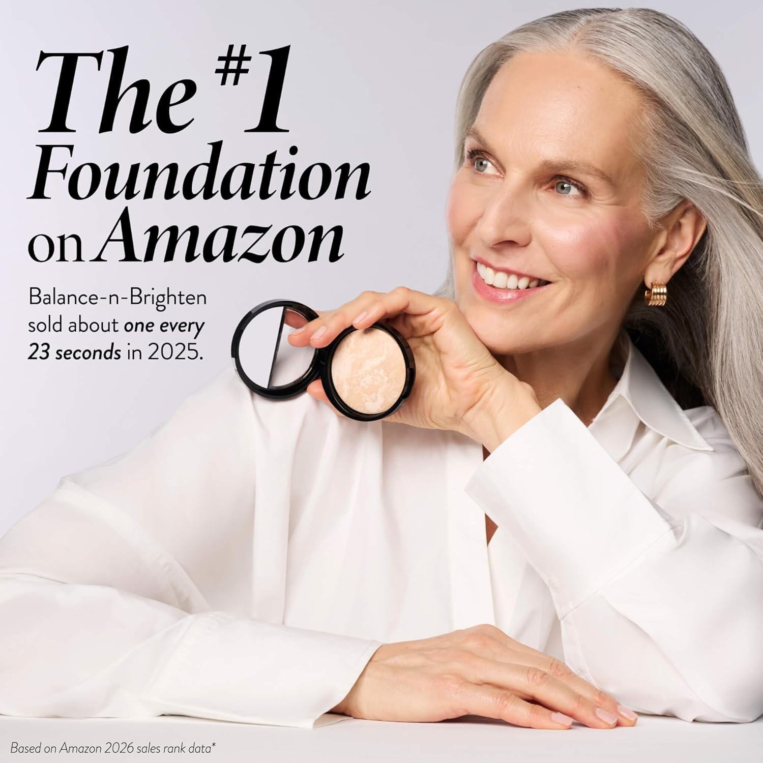 LAURA GELLER NEW YORK Award-Winning Baked Balance-n-Brighten Color Correcting Powder Foundation - Fair - Buildable Light to Medium Coverage - Demi-Matte Natural Finish - Image 3