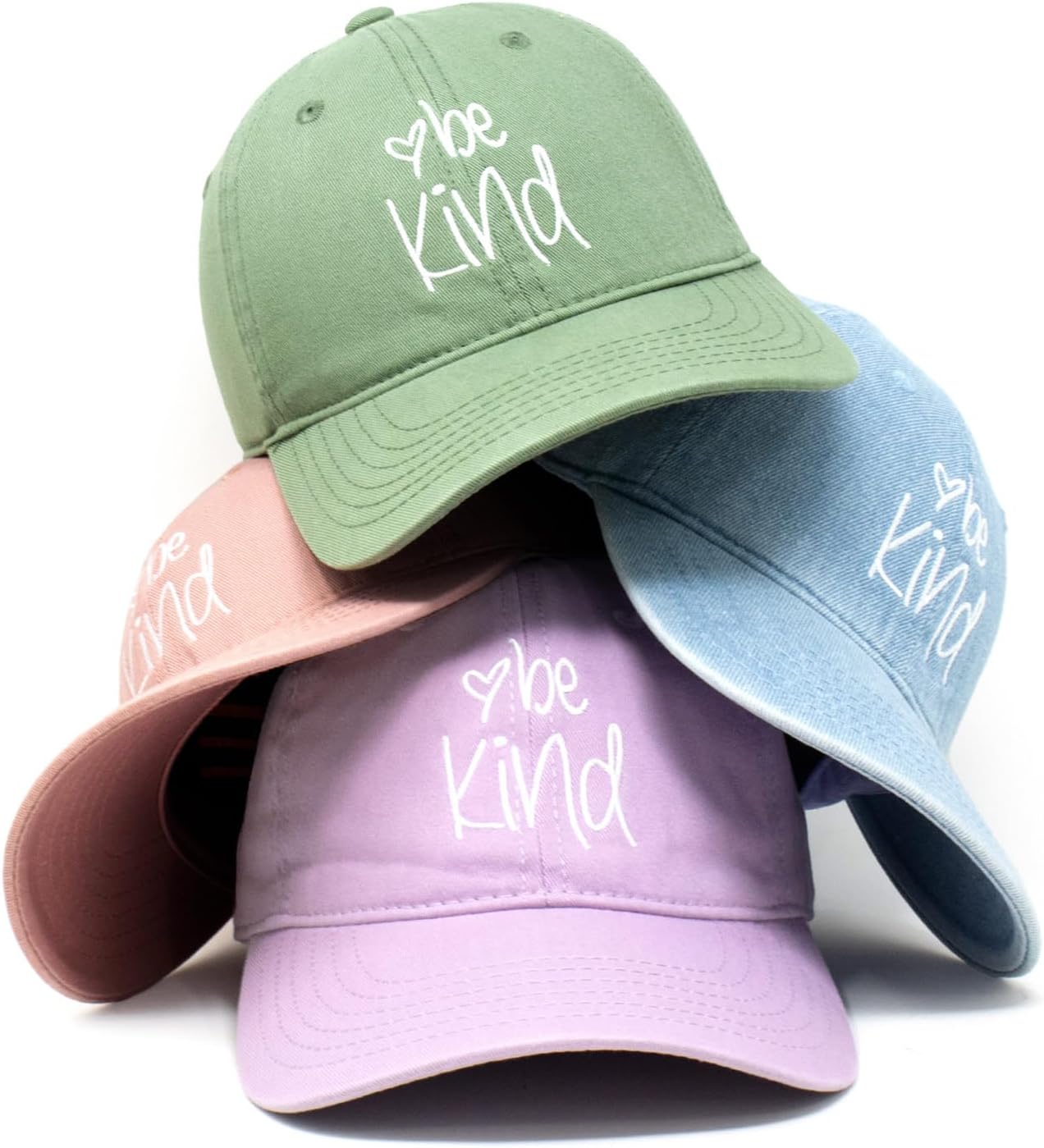 CHOK.LIDS Be Kind Trendy Womens Baseball Cap Unisex Fashion Cotton Polo Style Fun Inspirational Saying Seasonal Headwear - Image 3