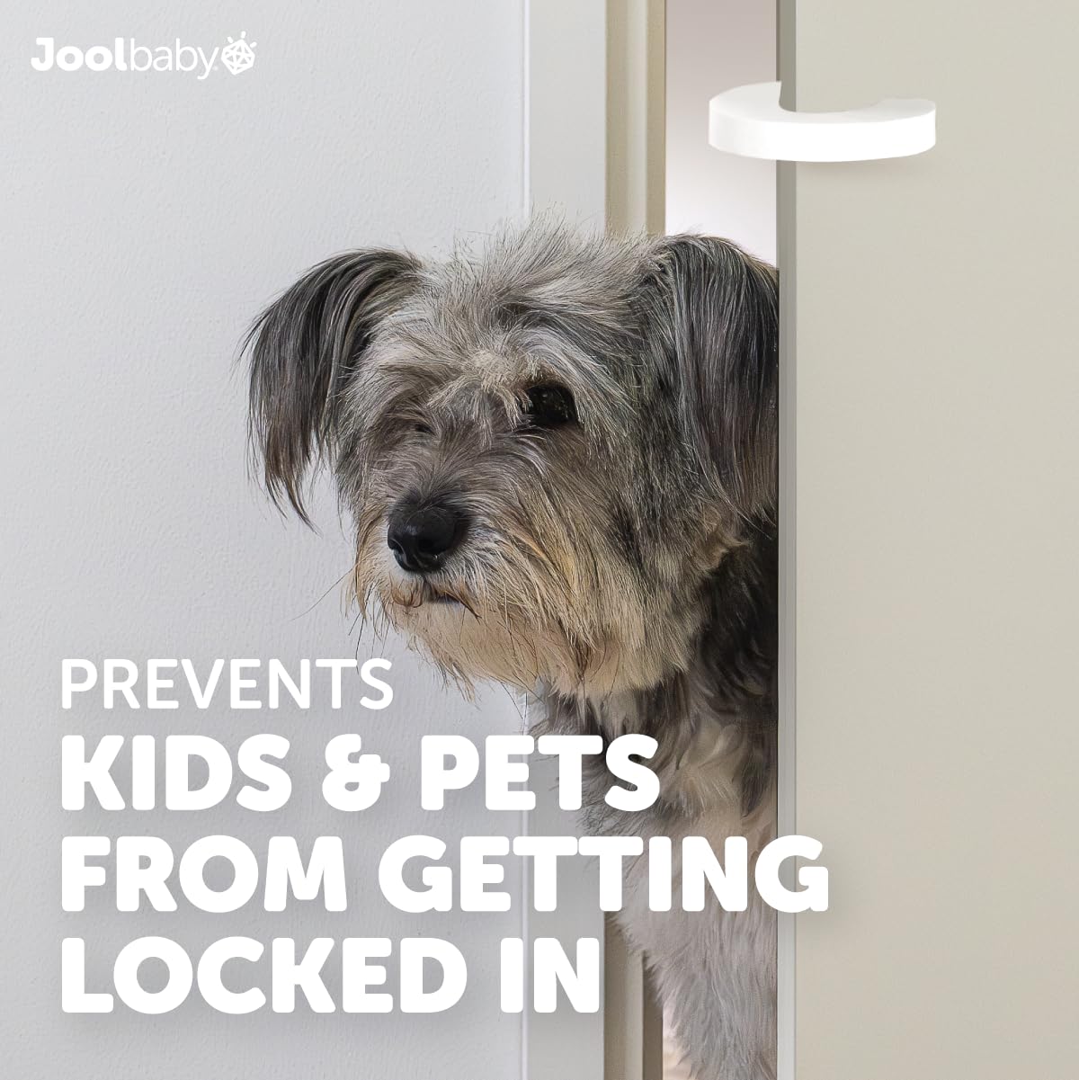 Jool Baby Door Pinch Guards (6 Pack) – Slam Preventer – Babyproof Doors to Avoid Pinched Fingers & Door Slamming, Keep Pets from Getting Locked in - Image 5