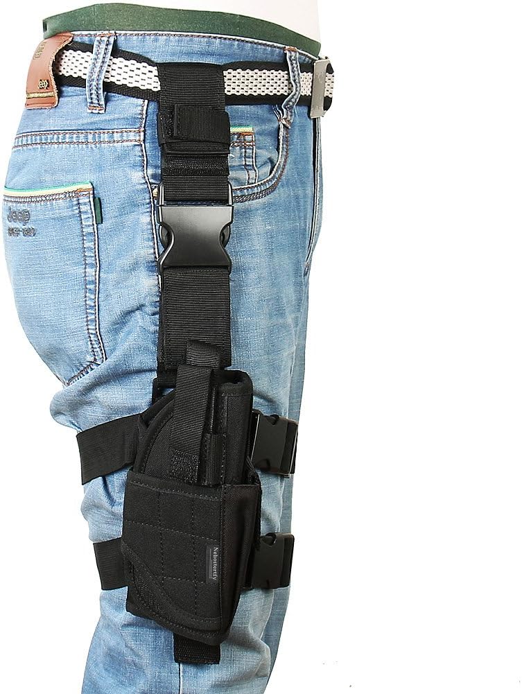 Nehostertfy Drop Leg Holster, Right Handed Tactical Thigh Pistol Gun Holster Leg Harness - Image 8