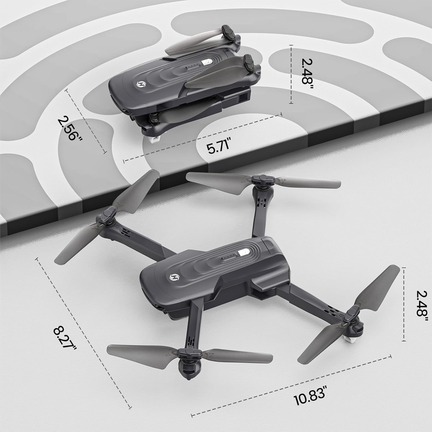 Holy Stone HS175D GPS Drone with 4K Camera for Adults, Under 249g, Foldable RC Quadcopter with Auto Return, 46 Mins Long Flight, Follow Me, Brushless Motor, Circle Fly, Waypoint Fly, Altitude Hold - Image 9