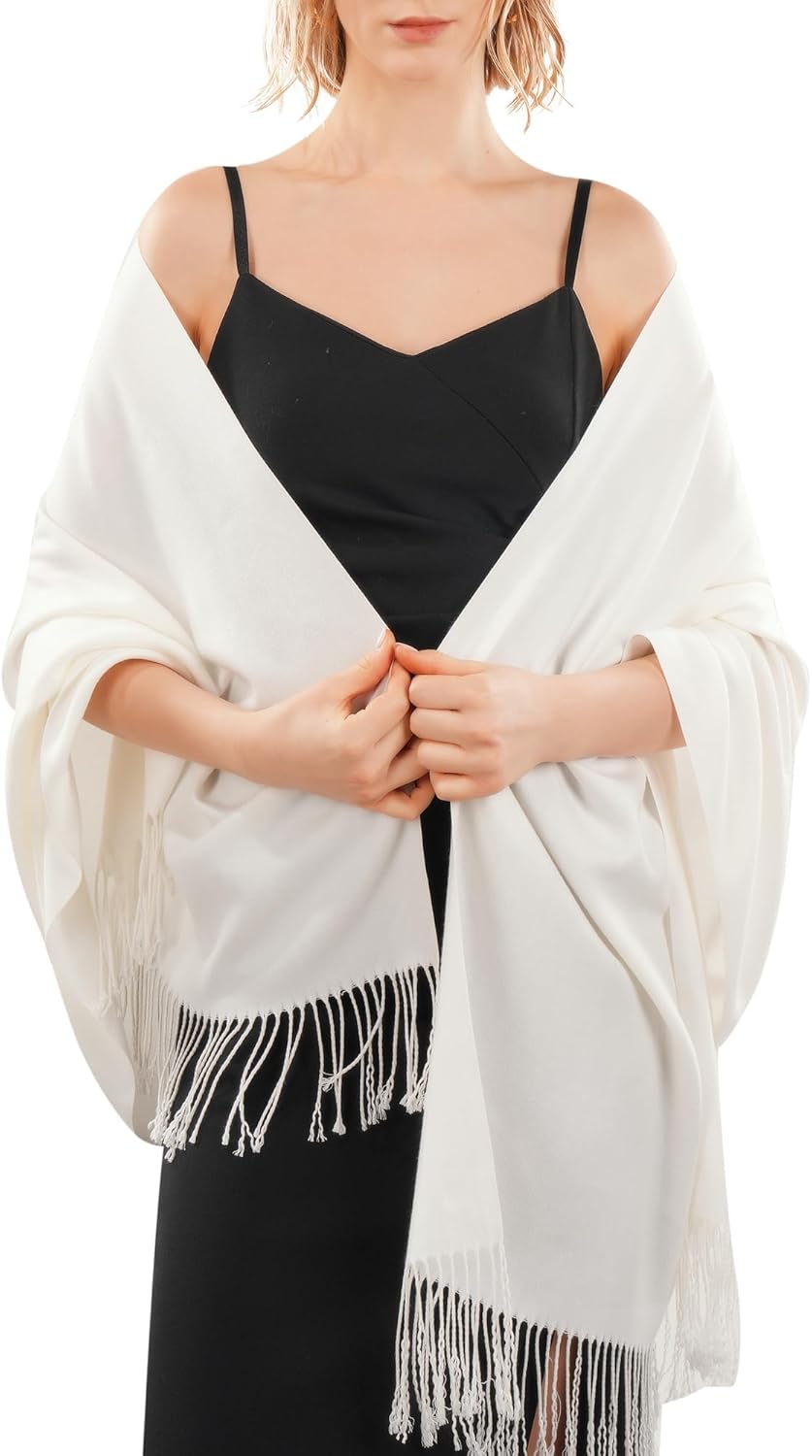 FURTALK Pashmina Shawl Wraps for Women Evening Dresses Blanket Scarves Fashion Scarf Wedding Gifts - Image 2