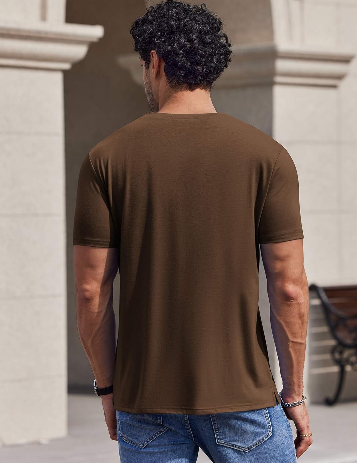 COOFANDY Men's T-Shirts Short Sleeve Crew Neck T Shirts Casual Classic Basic Tee Shirts - Image 6