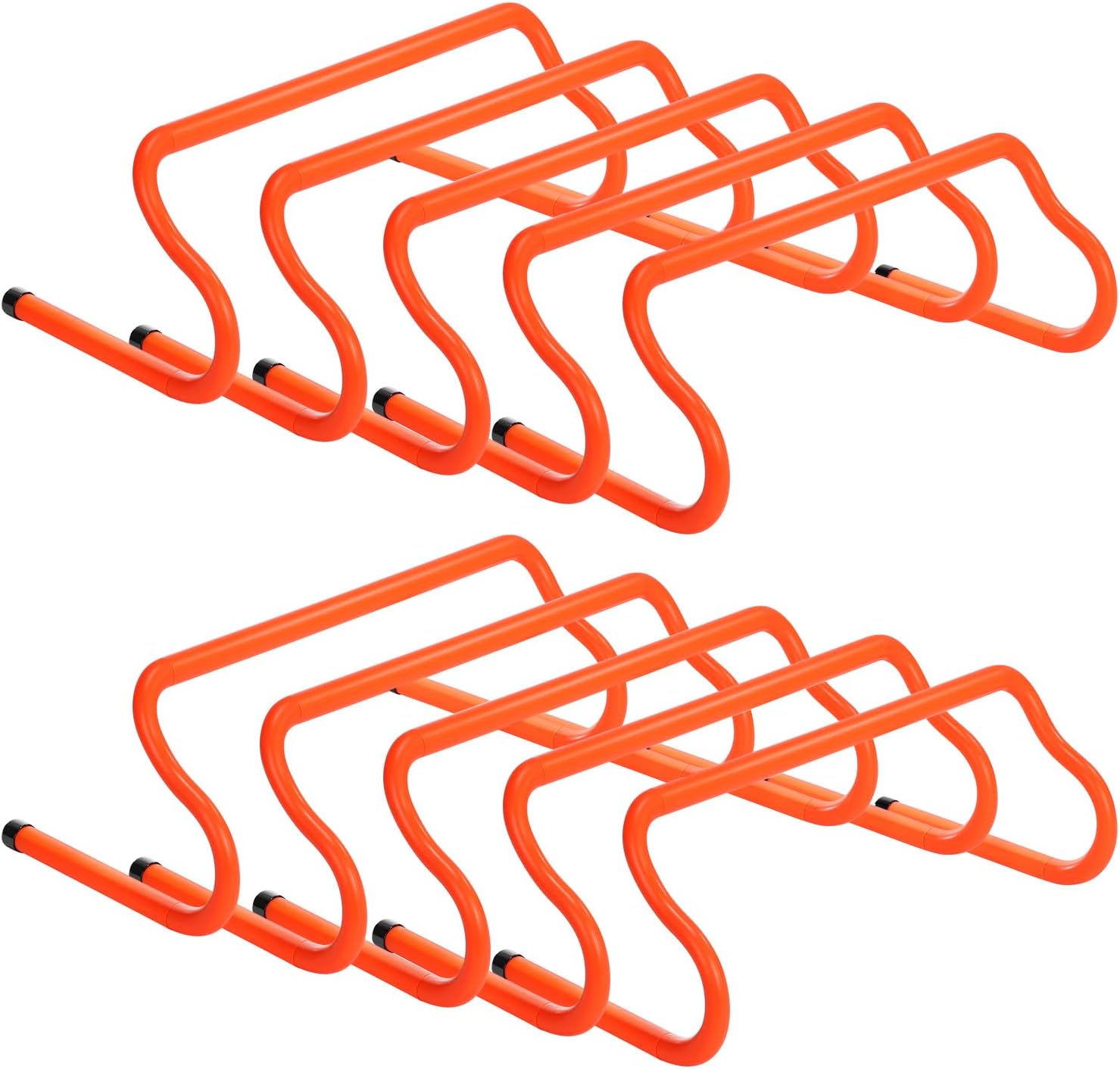 GHB Agility Hurdles 8" Speed Agility Training Hurdles, Detachable Sturdy Hurdles Training Equipment Set with Carry Bag for Kids,Athletes,Soccer,Basketball - Image 9