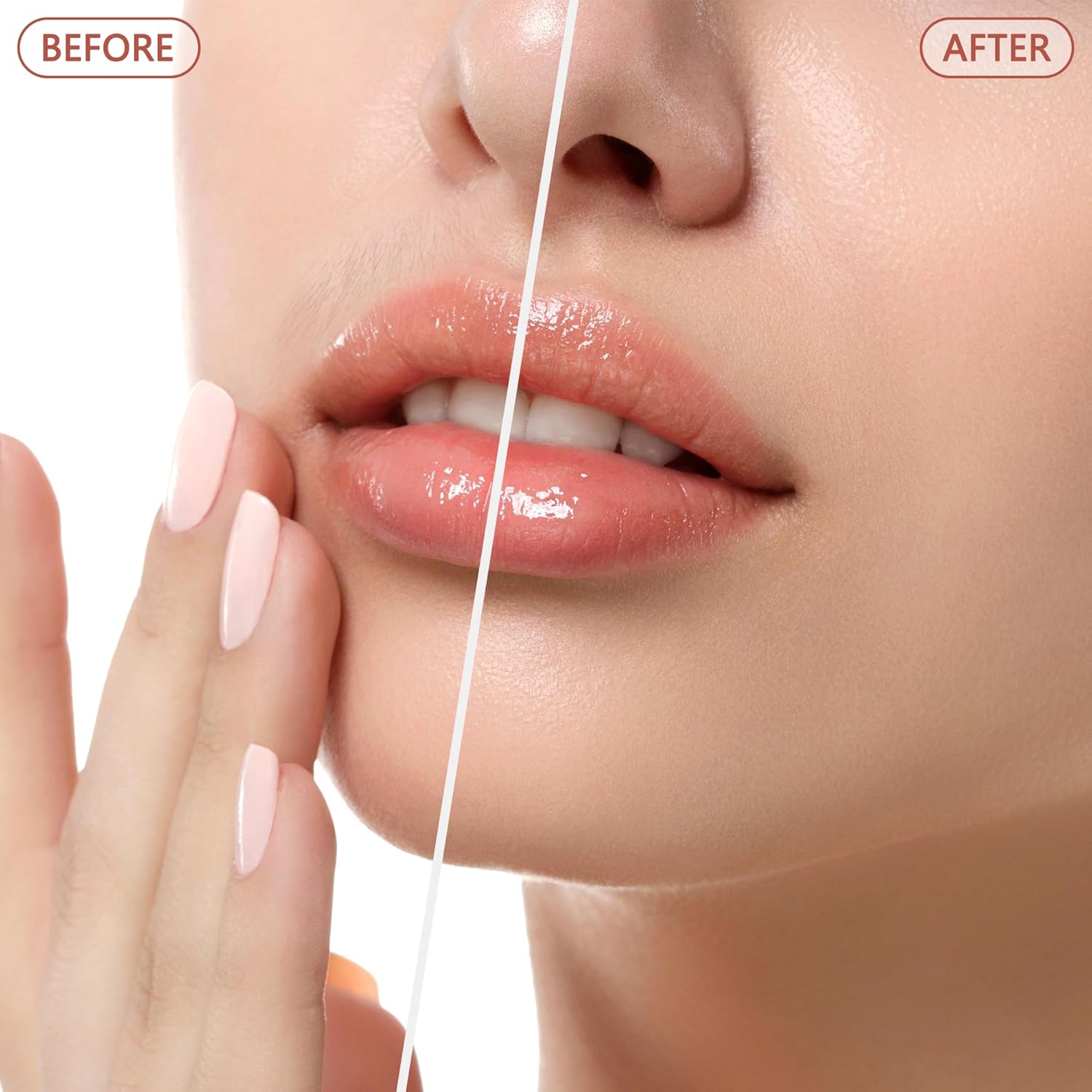 Facial Hair Remover for Women - as Seen on TV Painless Face Shaver - Electric Hair Removal Device for Face Lips Peach Fuzz with Light (White) - Image 3
