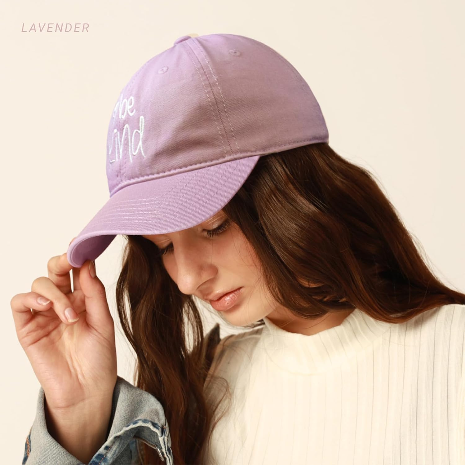 CHOK.LIDS Be Kind Trendy Womens Baseball Cap Unisex Fashion Cotton Polo Style Fun Inspirational Saying Seasonal Headwear - Image 5