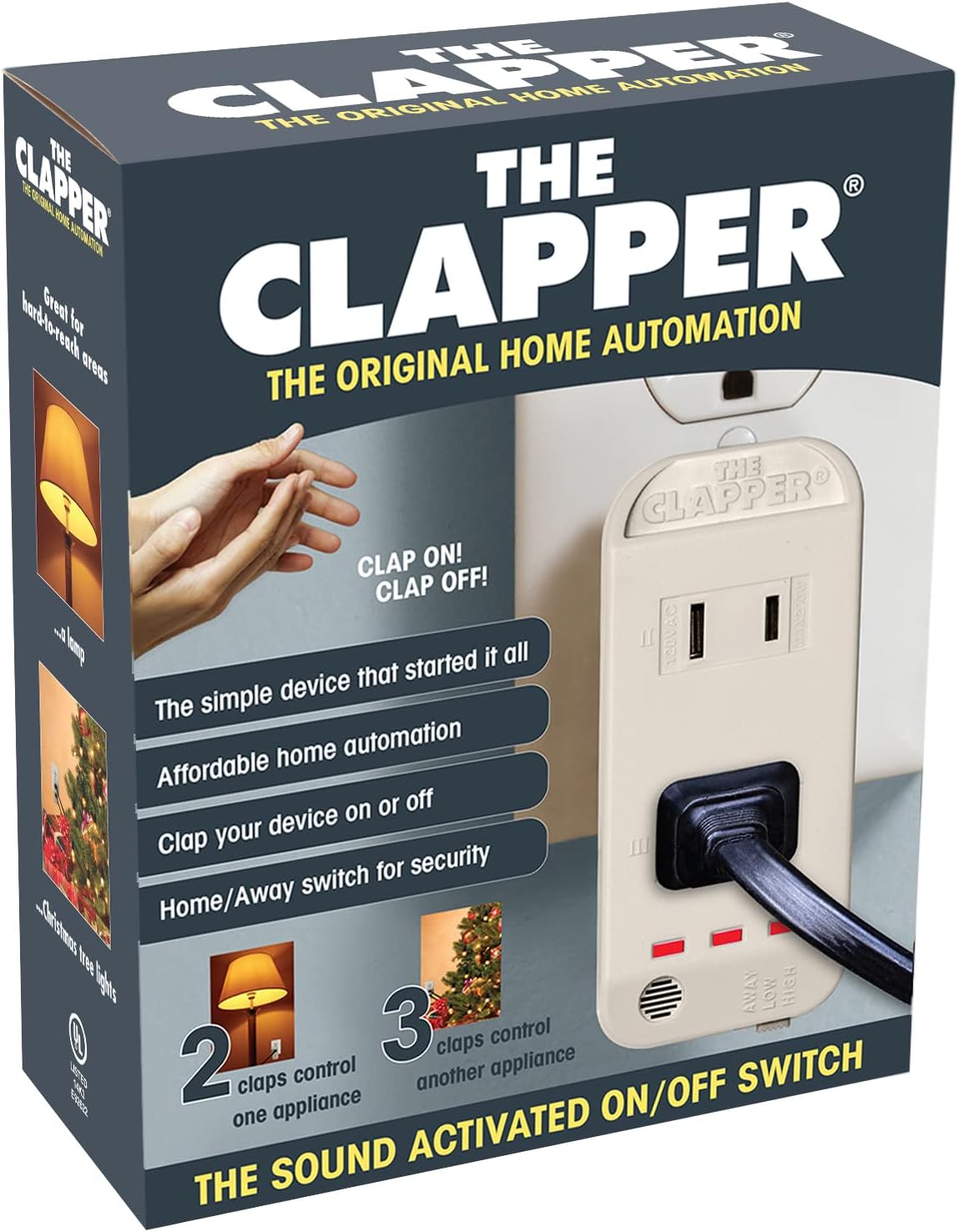 Clapper The Original Home Automation Sound Activated Device, On/Off Light Switch, Clap Detection, As Seen On TV - Image 4