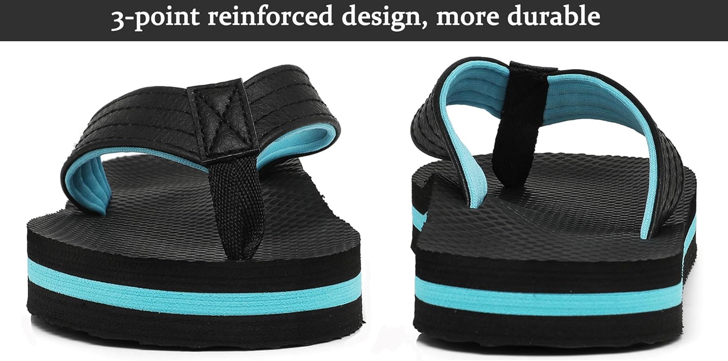 INMINPIN Kids Boys Girls Flip Flops Comfort Quick-Dry Beach Pool Aqua Thong Sandals(Little Kid/Big Kid) - Image 5