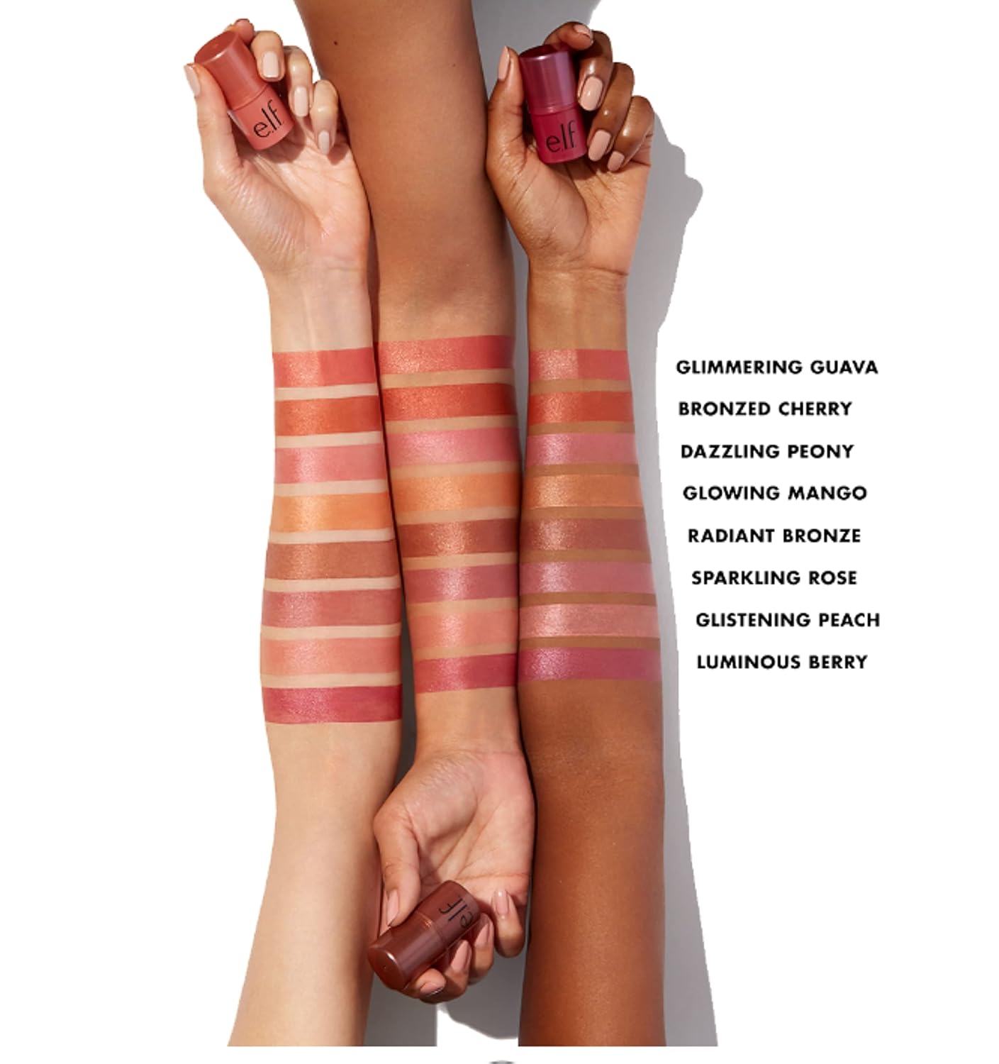 e.l.f., Monochromatic Multi Stick, Creamy, Lightweight, Versatile, Luxurious, Adds Shimmer, Easy To Use On The Go, Blends Effortlessly, Sparkling Rose, 0.17 Oz - Image 3