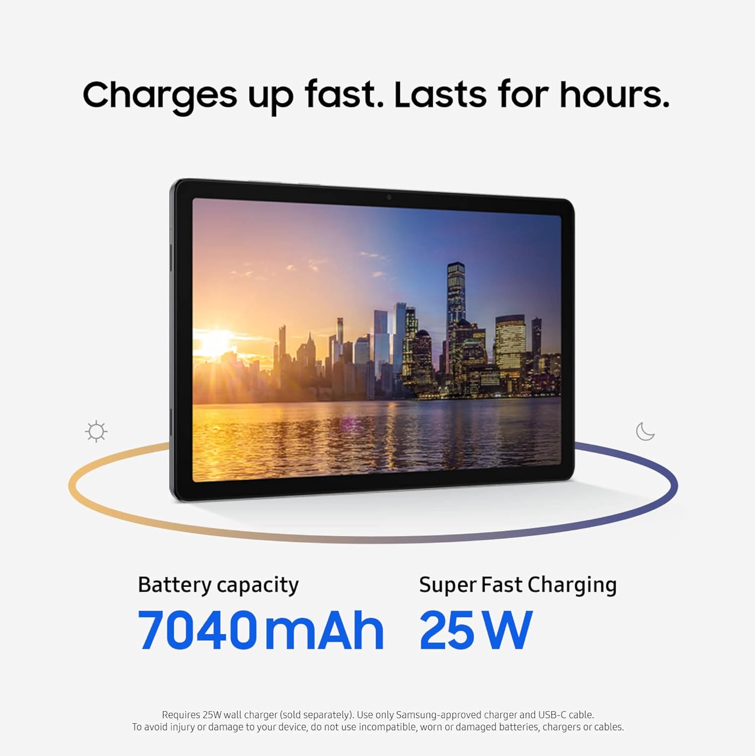 Samsung Galaxy Tab A11+ 8GB RAM, 256GB Storage, Optimized Performance, Long Lasting Battery, Expandable Storage, Large Display, Dolby Atmos Speakers, AI Assist, Slim, Light, 2 Year Warranty, Gray - Image 3